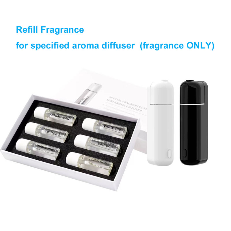 Perfume Fragrance World - 6 個交換用フレグランス指定された車の芳香剤エッセンシャル オイル ディフューザー A807 車のアロマディフューザー詰め替え香水キット