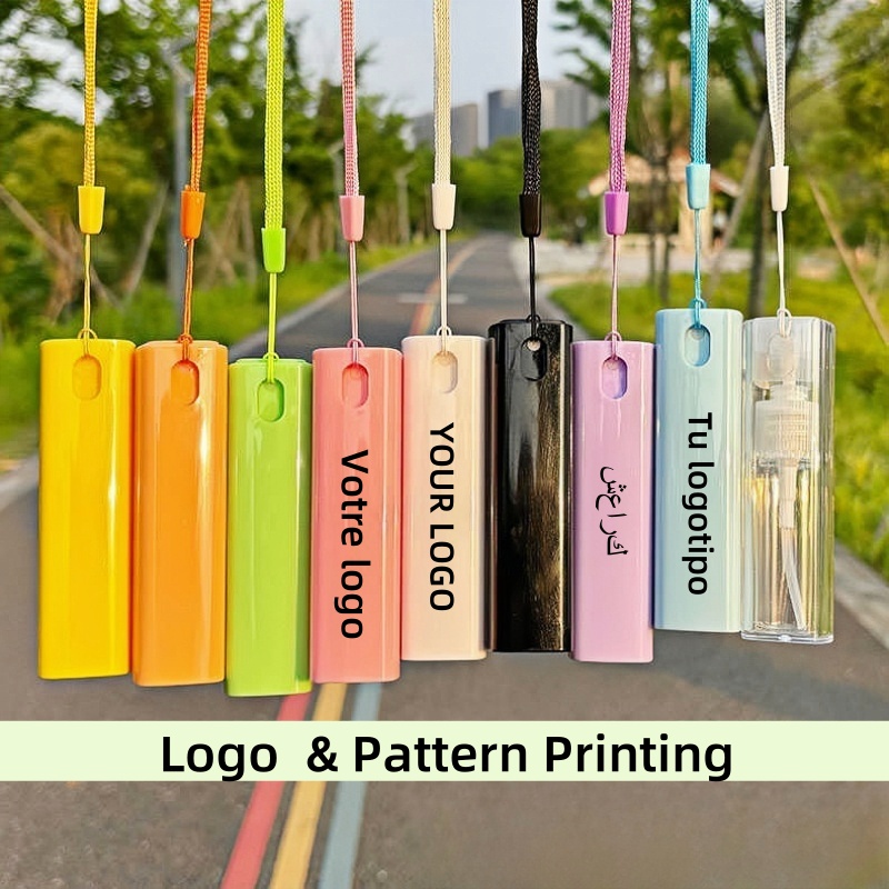 Perfume Fragrance Logo - 【ロゴカスタム】50個入り10mlカラフルプラスチック製スプレーボトル 香水/アルコール/フレグランス用空ボトル ブランド作成 MOQ低め