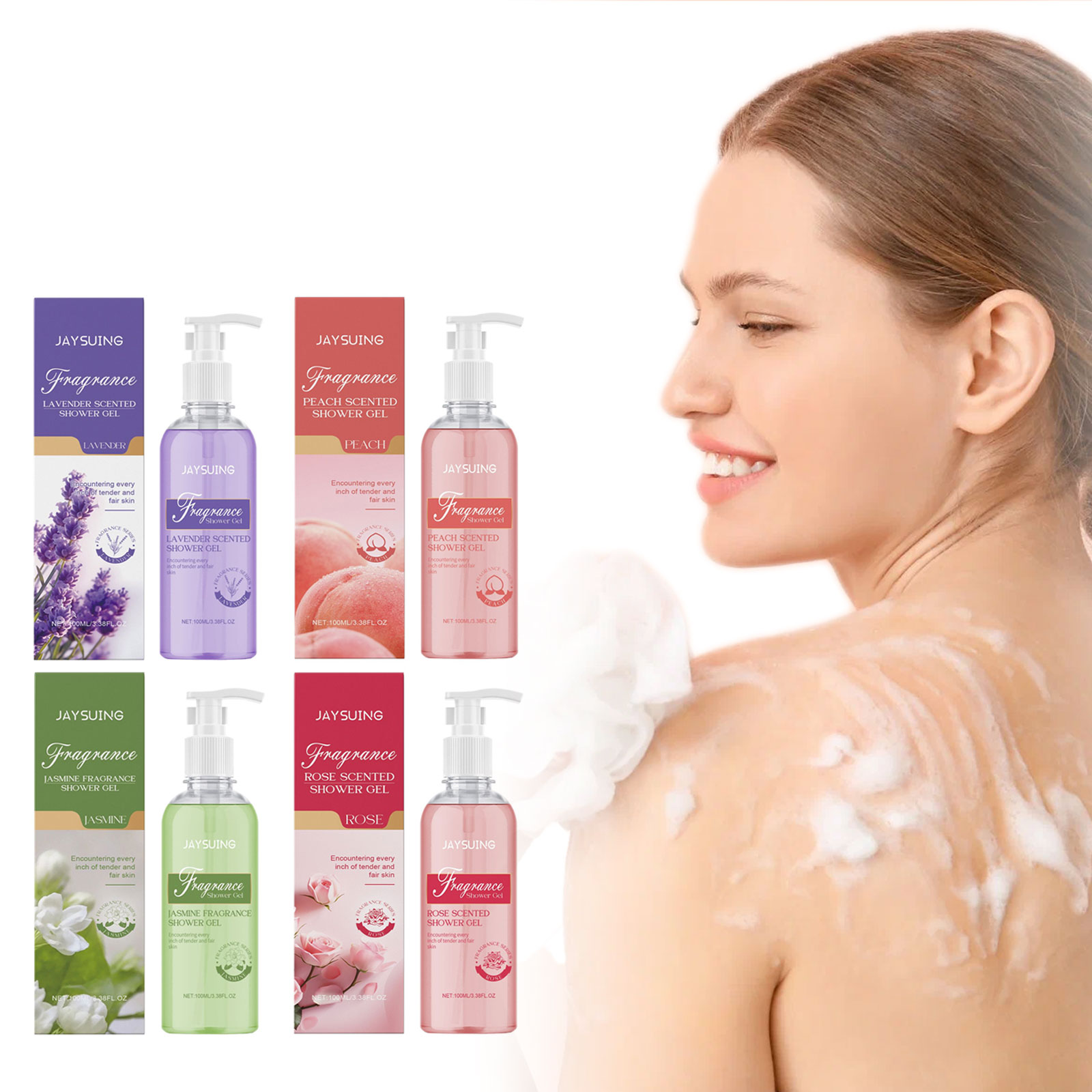 Perfume Fragrance Lotion - 香りのよいシャワージェル,ボディウォッシュ,長持ちする香り,ディープクレンジング,保湿,滑らかなリフレッシュ,角質除去バスローション