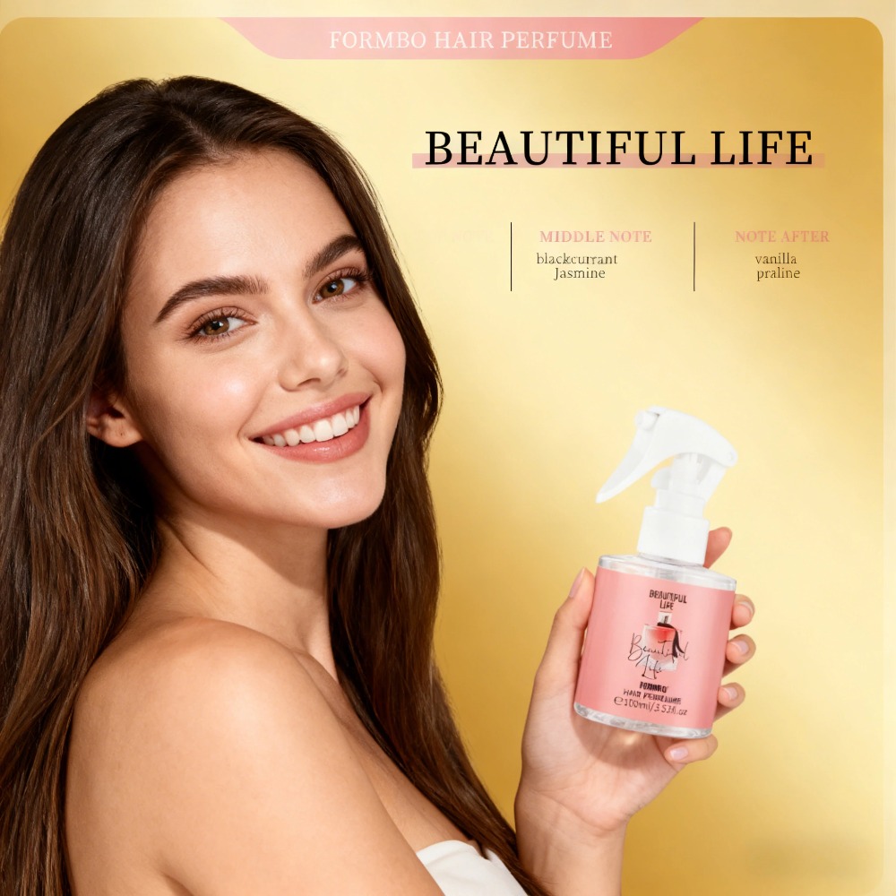 Perfume Fragrance Hair Spray - ヘアパフュームスプレー、100ml携帯用トラベルサイズ、長時間持続する香り、爽やかな天然の香り、べたつかない、速乾性。