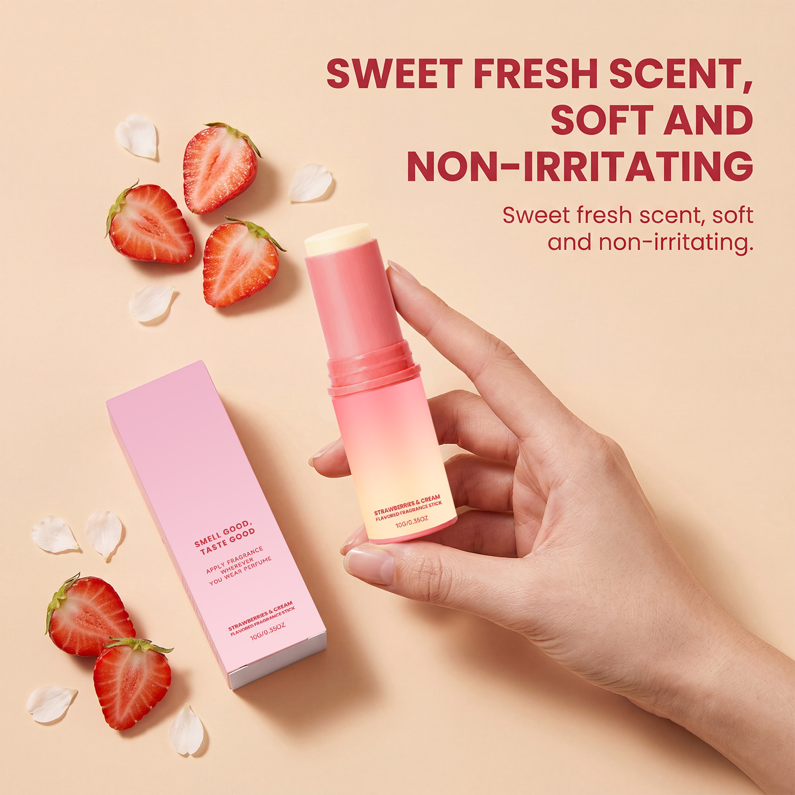 ストロベリーフレグランス ソリッドバーム 長時間持続 軽い香 - On Perfume & Fragrance Kota Bogor のレビューと価格