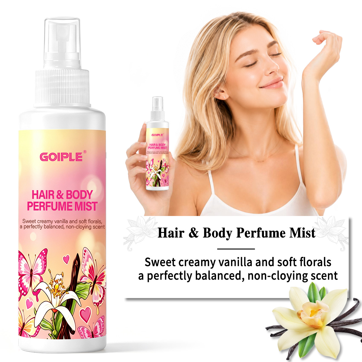 ヘア＆ボディパフュームミスト ボディスプラッシュ 肌のような - Perfume Fragrance Hair Spray のレビューと価格