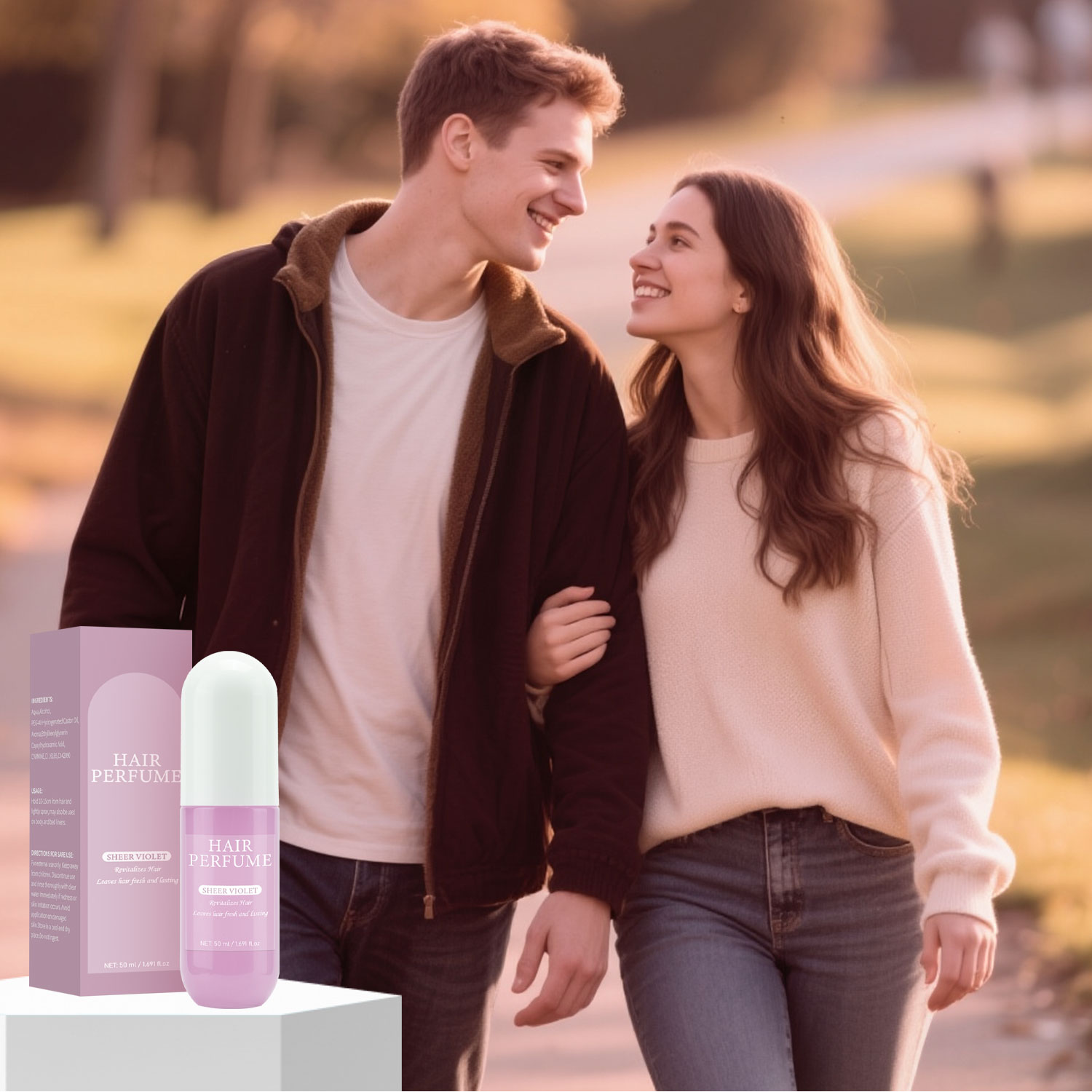 50ml シアーバイオレット ヘアパフュームスプレー。持続性 - Perfume Fragrance Hair Spray のレビューと価格