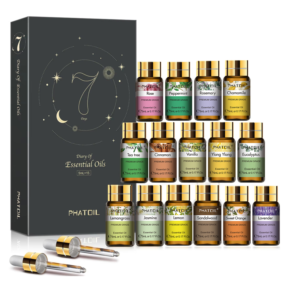 PHATOIL 12 個/15 個アロマセラピーエッセンシャ - Perfume Fragrance Oil のレビューと価格