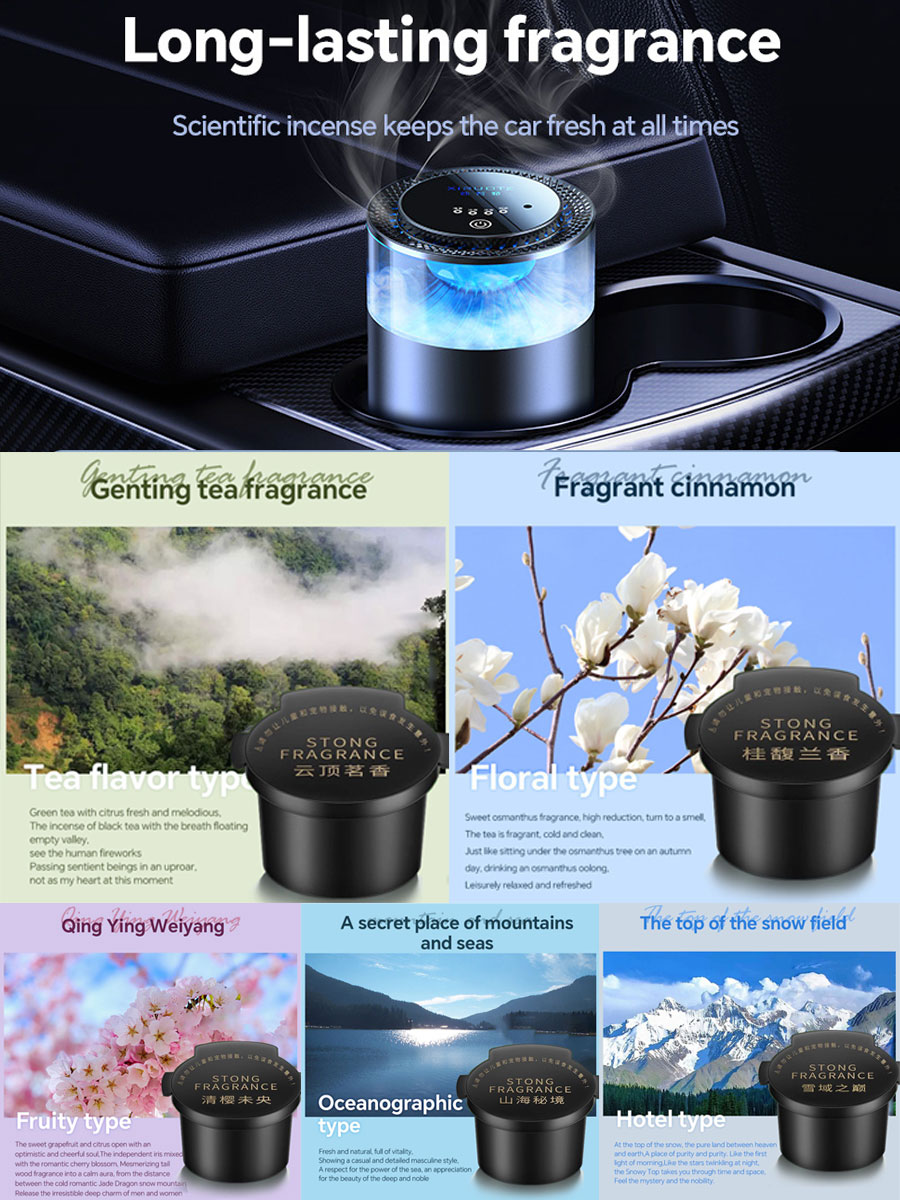 車用芳香剤ディフューザーアクセサリー専用詰め替え液 エッセン - Perfume Fragrance World のレビューと価格