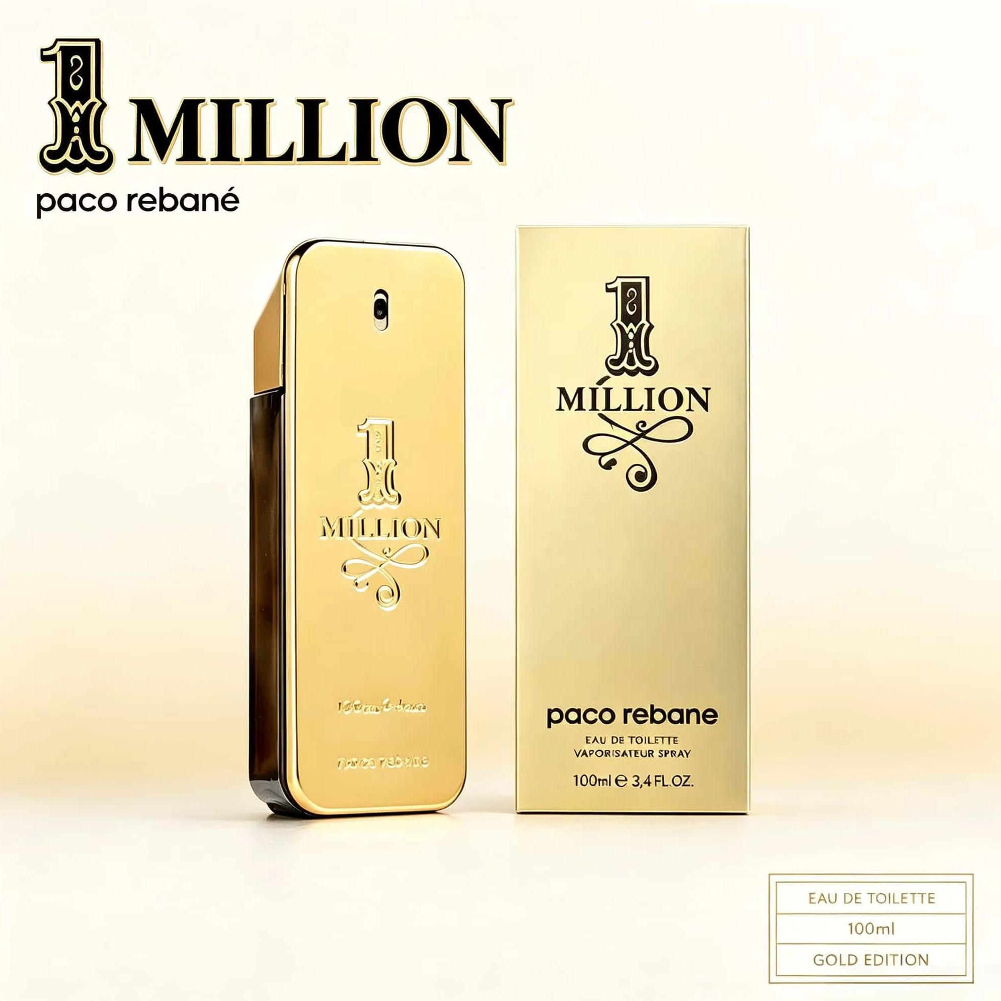パコラバン 1ミリオン オードトワレ ユニセックスフレグラン - Perfume Fragrance Logo のレビューと価格