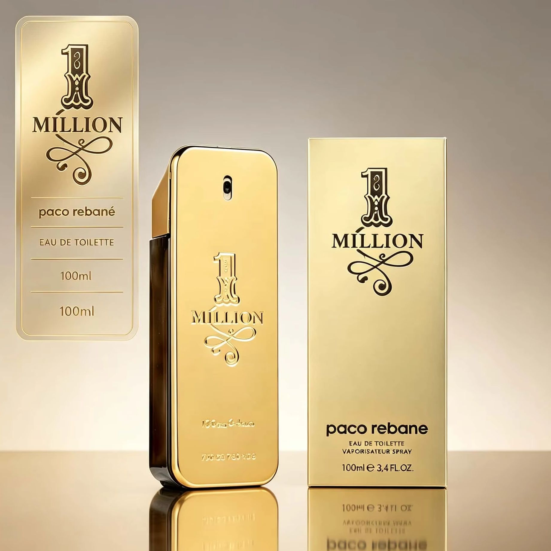 パコラバン 1ミリオン オードトワレ ユニセックスフレグラン - Perfume Fragrance Logo のレビューと価格