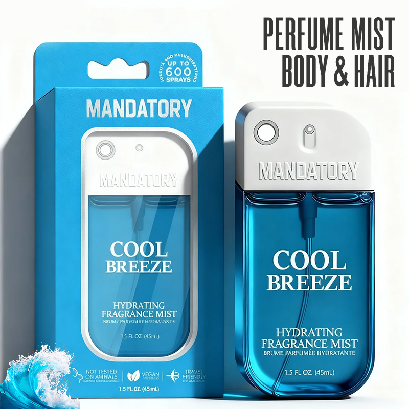男性用ボディ＆ヘアフレグランスミスト、8種類の香りの香水スプ - Perfume Fragrance Hair Spray のレビューと価格