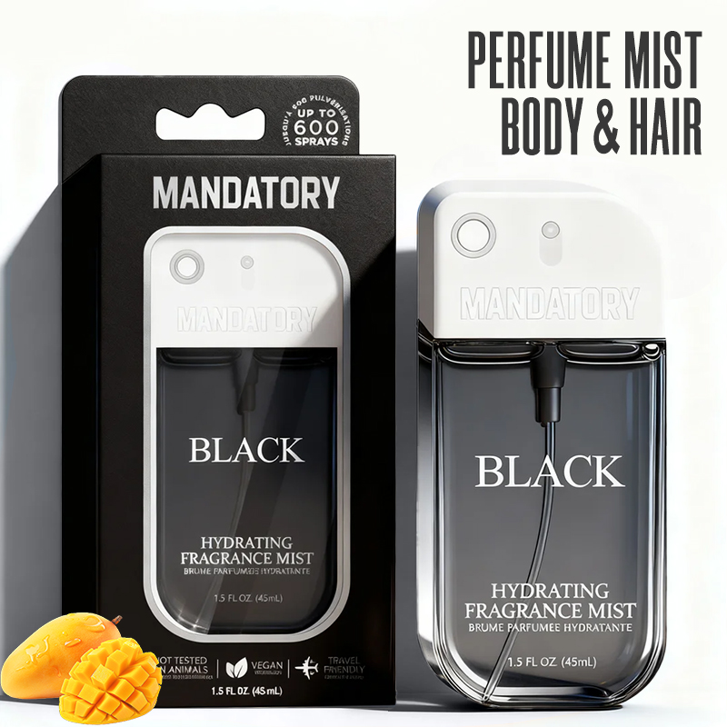 男性用ボディ＆ヘアフレグランスミスト、8種類の香りの香水スプ - Perfume Fragrance Hair Spray のレビューと価格