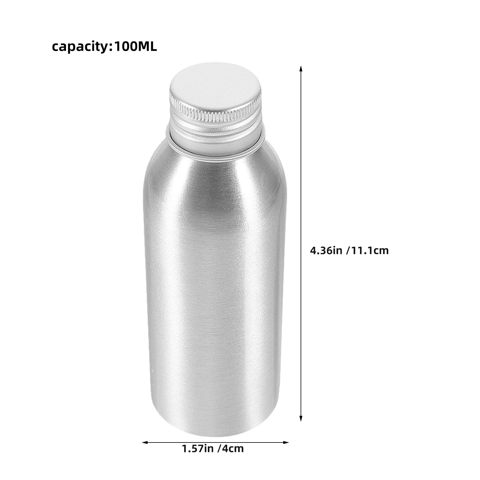 4個入り アルミ製 携帯用 香水ボトル 100ml 漏れ防止 - Perfume Fragrance Lotion のレビューと価格