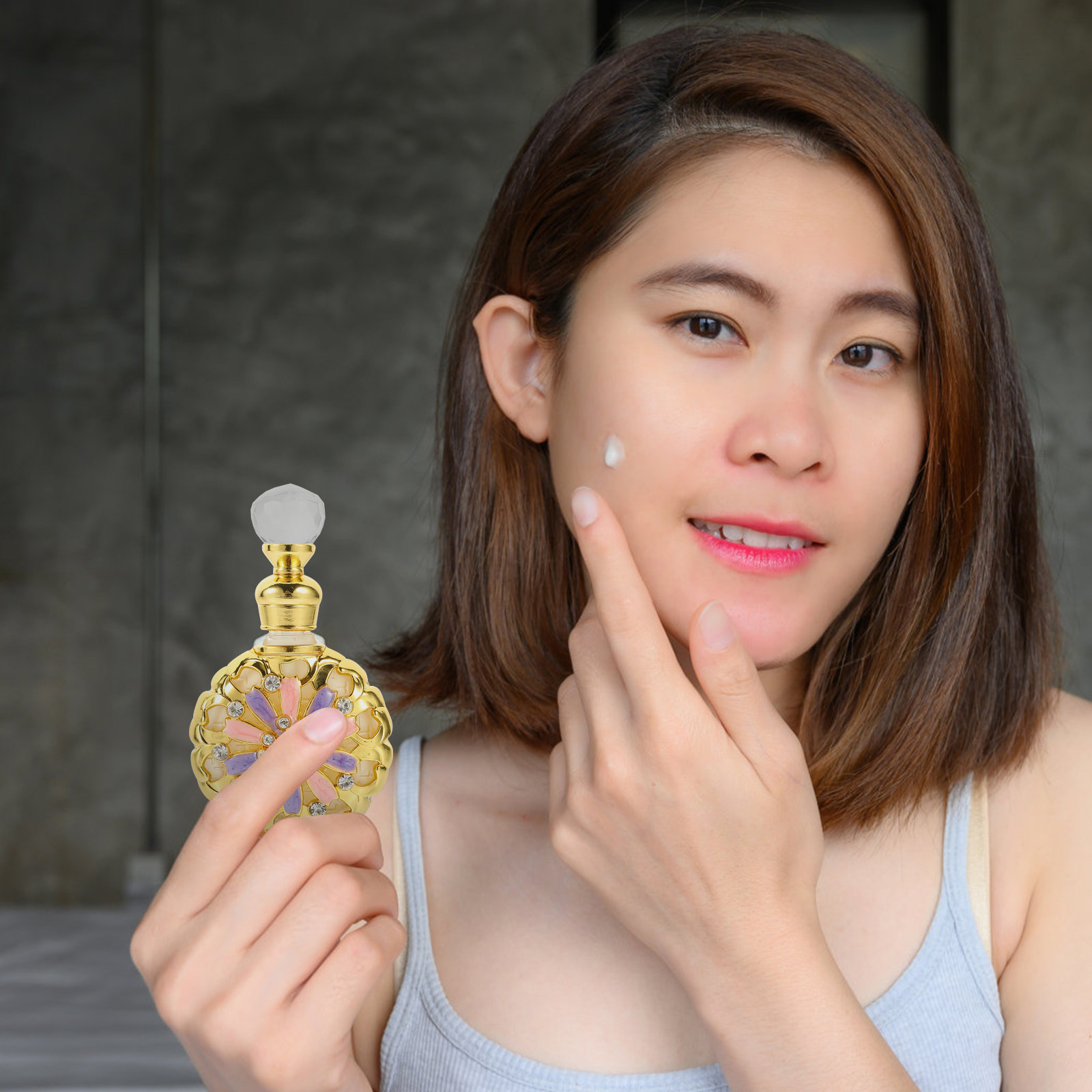 空の香水瓶 ガラス製トラベル用詰め替え可能なエッセンシャルオ - Perfume Fragrance Oil のレビューと価格