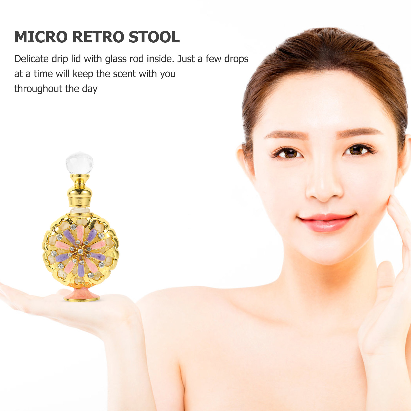 空の香水瓶 ガラス製トラベル用詰め替え可能なエッセンシャルオ - Perfume Fragrance Oil のレビューと価格