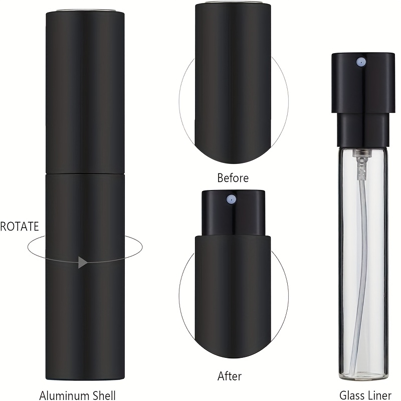 3 旅行用 10ml 香水スプレーボトルセット、詰め替え可能 - Perfume Fragrance Book のレビューと価格